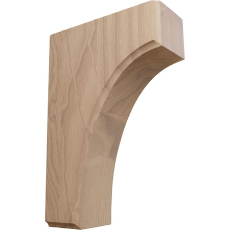 Ekena Millwork 1 3/4"W x 4"D x 6"H Clarksville Bracket, Mahogany BKTW02X04X06CVGM